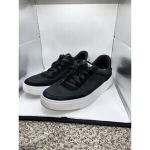 Kizik Prague Women’s Size 8.5 Men’s 7 Hands Free Canvas Black Slip On Sneaker